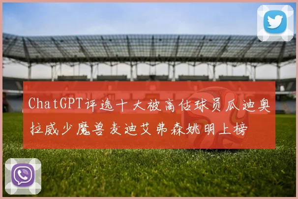 ChatGPT评选十大被高估球员瓜迪奥拉威少魔兽麦迪艾弗森姚明上榜